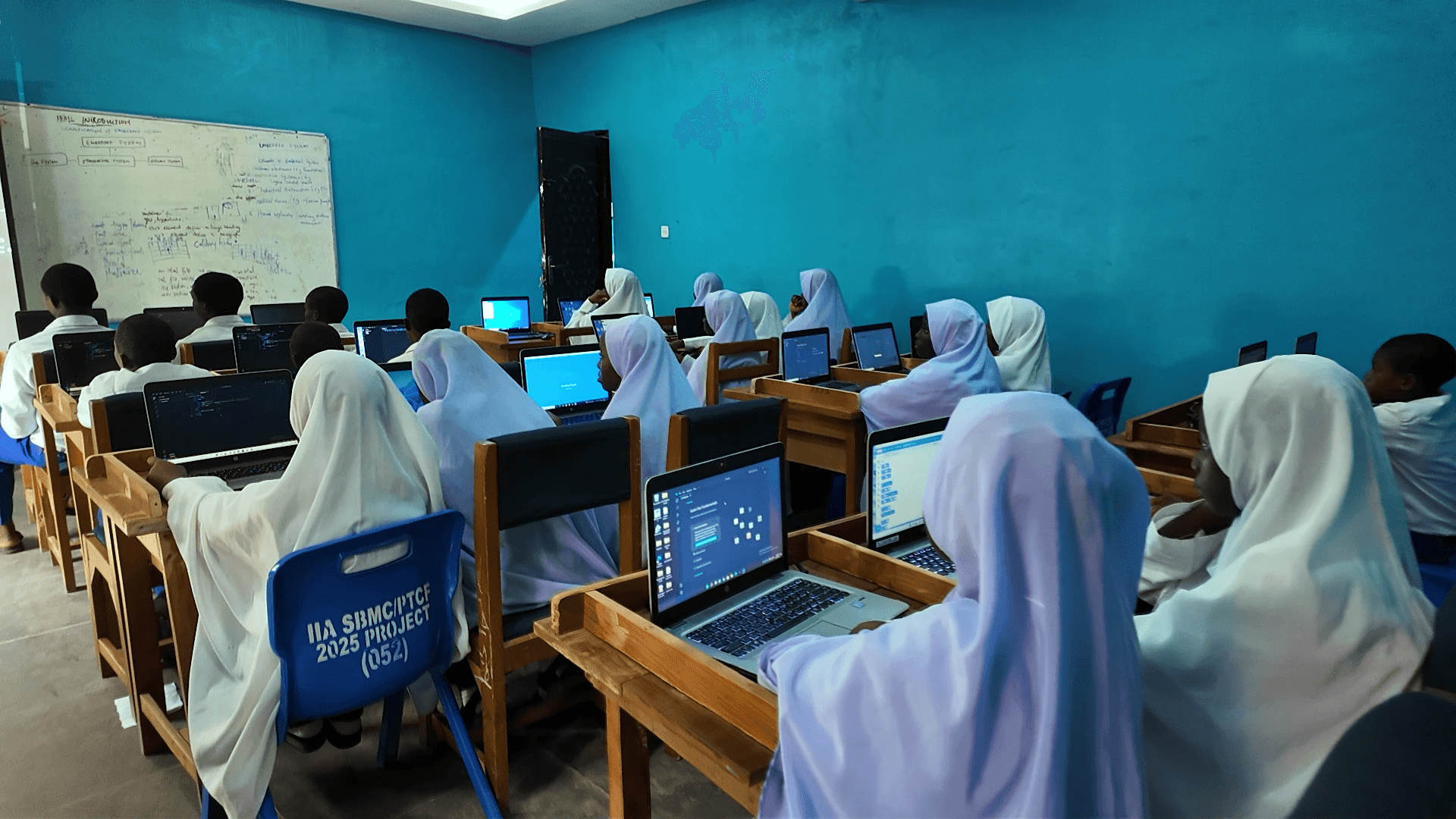 Inaayatullah students developing digital skills during an ICT lesson