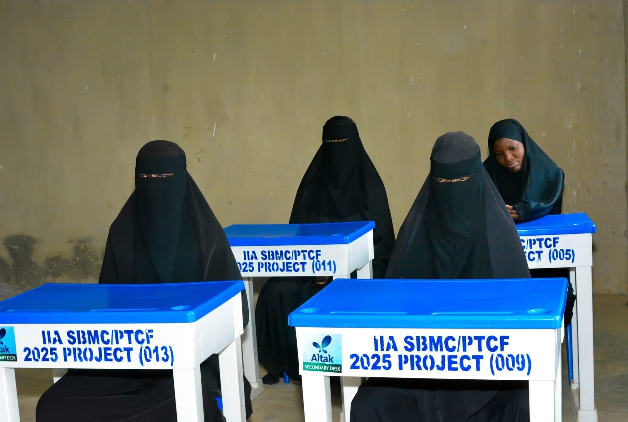 Arabiyyah students at their desks during a lesson